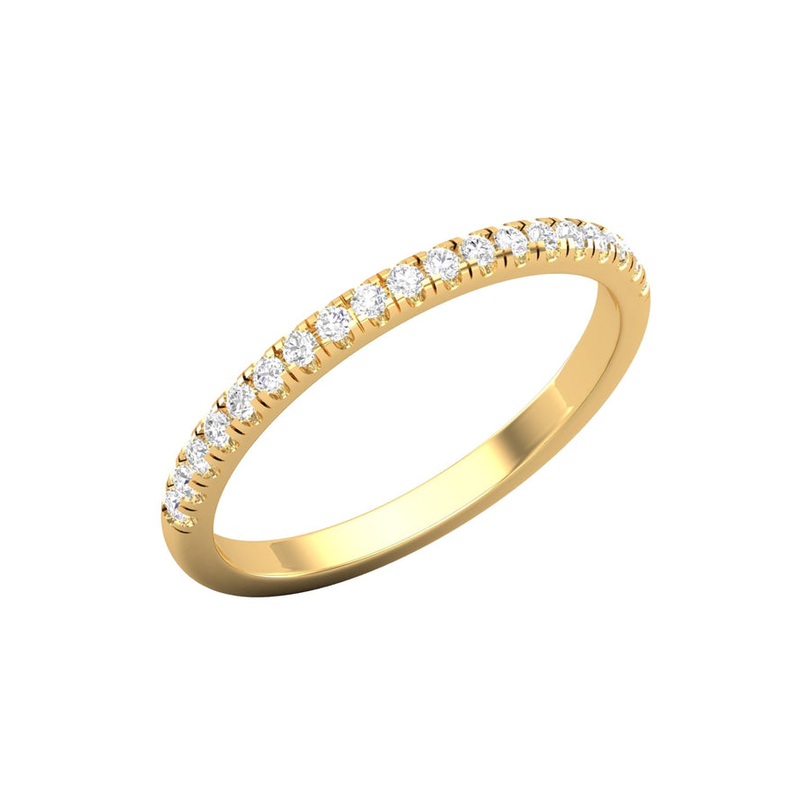 18K Diamond Line-up Ring