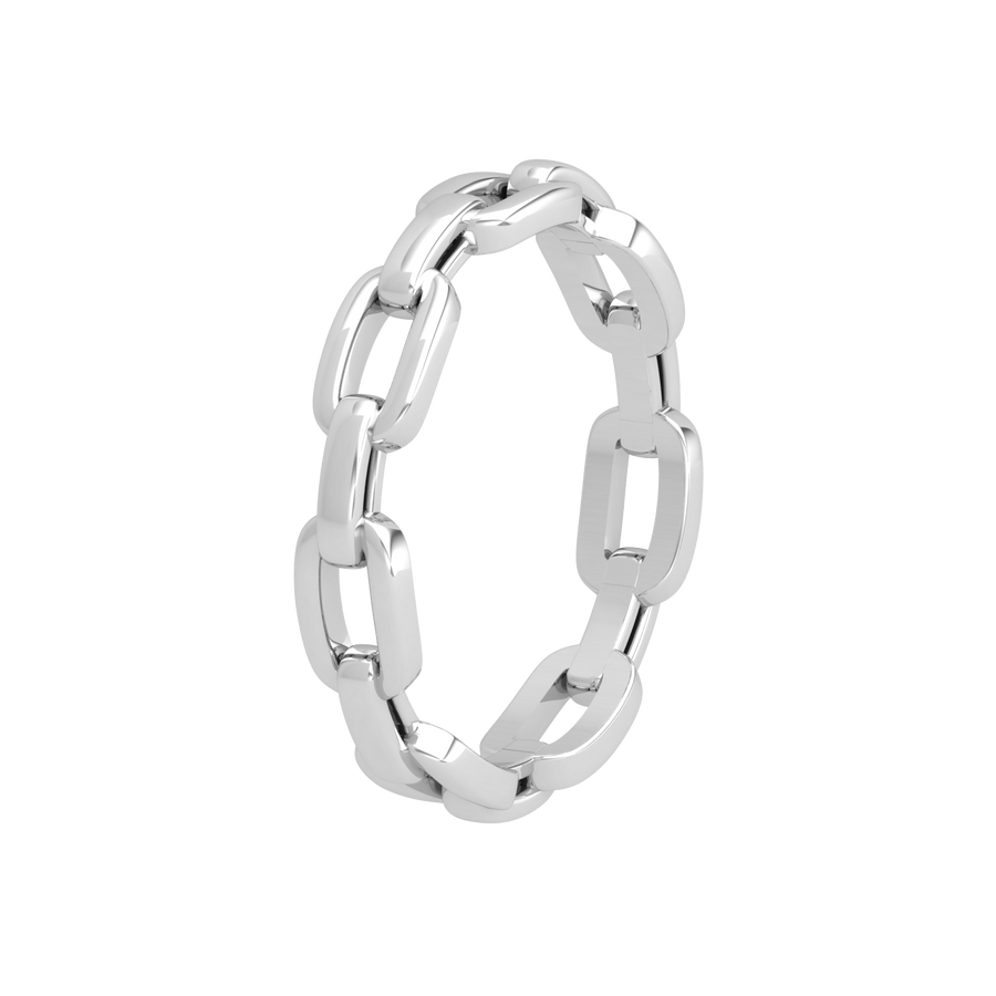 14K Dainty Chain Ring